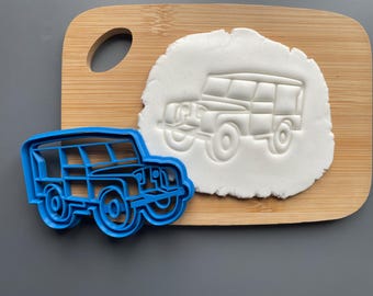 Land Rover Series 1 short wheel base cookie biscuit cutter, fondant, icing, baking, sugar cookies, decoration, dad gift ideas, off-roading