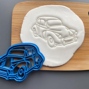Morris Minor cookie cutter, biscuit baking accessories, cake decoration, dad gift ideas, British classic car