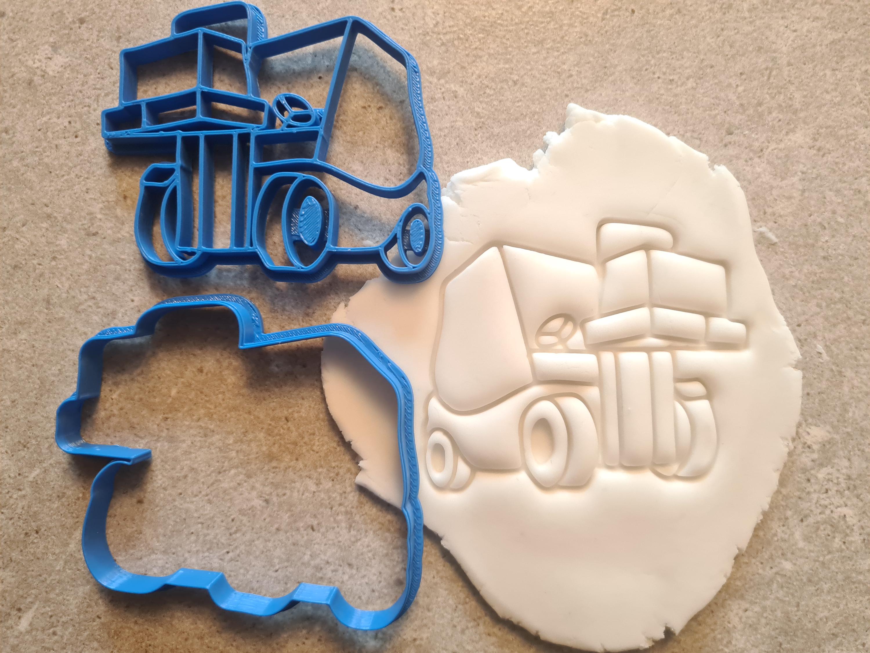 Forklift Cookie Cutter, Biscuit Baking Accessories, Cake Decoration ...