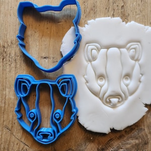 Badger cookie cutter, biscuit, cake decoration, baking accessories