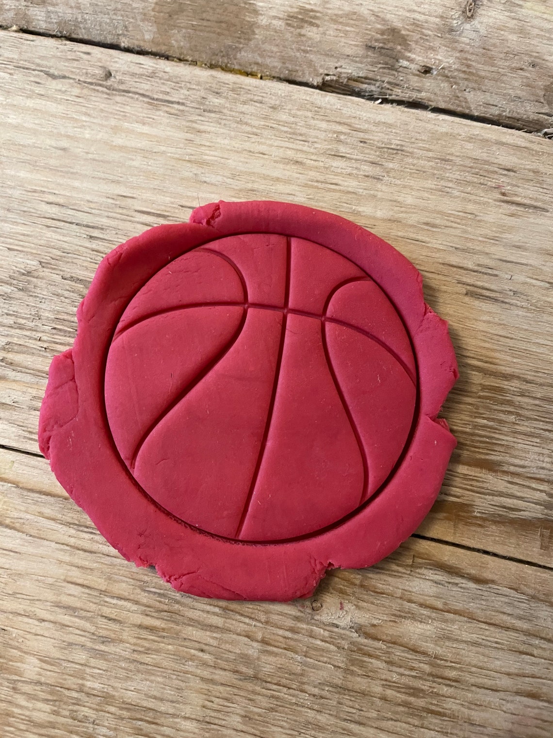 Basketball Cookie Cutter Sport Icing/ Fondant Cutter Etsy