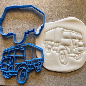 Bedford QL cookie cutter, biscuit transport, vehicle, WW2, British Army truck, icing, baking accessories, decoration