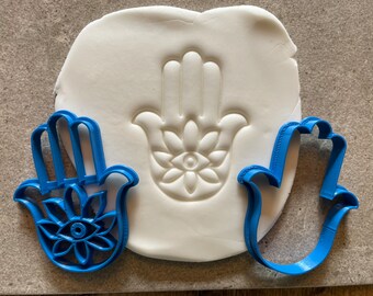 Hand of Fatima cookie cutter, biscuit cake decorating baking accessories clay, ramadan kareem, Itfar cookies