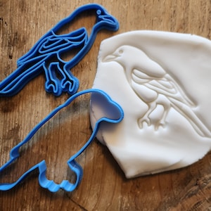 Magpie cookie biscuit cutter, Cute bird, Animal icing decoration, bird, cake, baking
