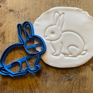 Cute Rabbit cookie biscuit cutter, Easter baking accessories, cake decorating, animal icing, sugar cookies,