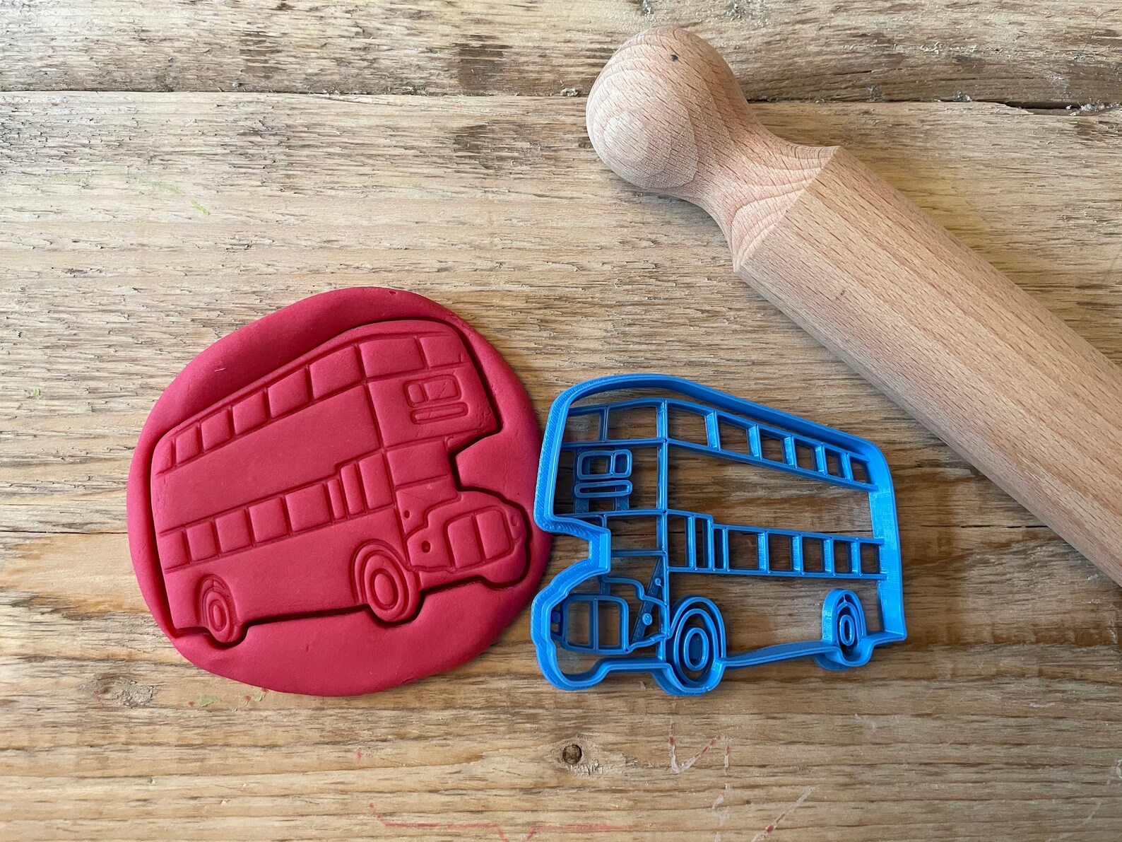 London Bus AEC shaped cookie cutter biscuit cutter double Etsy