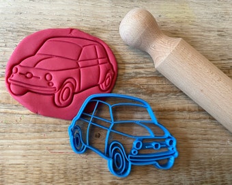 Fiat 500 cookie cutter, biscuit cutter, classic car, decorating ideas, transport, italian