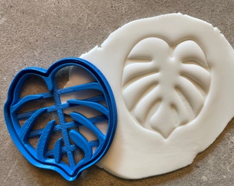 Monstera Leaf cookie cutter, biscuit, gift ideas, Tree, Green, Spring, decorating, pretty, cute, baking, cake, birthday