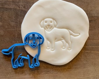 Labrador Retriever cookie cutter, dog biscuit cutter, Animal icing decoration, dog bakery, homemade dog treats