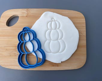 Pumpkin Stack cookie cutter, biscuit nature, biscuit, icing, tree, autumn, decorating, baking, cake, sweet, seasonal