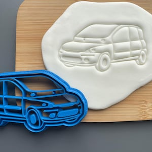 Fiat Multipla cookie/ biscuit cutter, baking accessories, 2000's, cake decoration fondant icing, Father's Day Ideas, sugar cookies, car