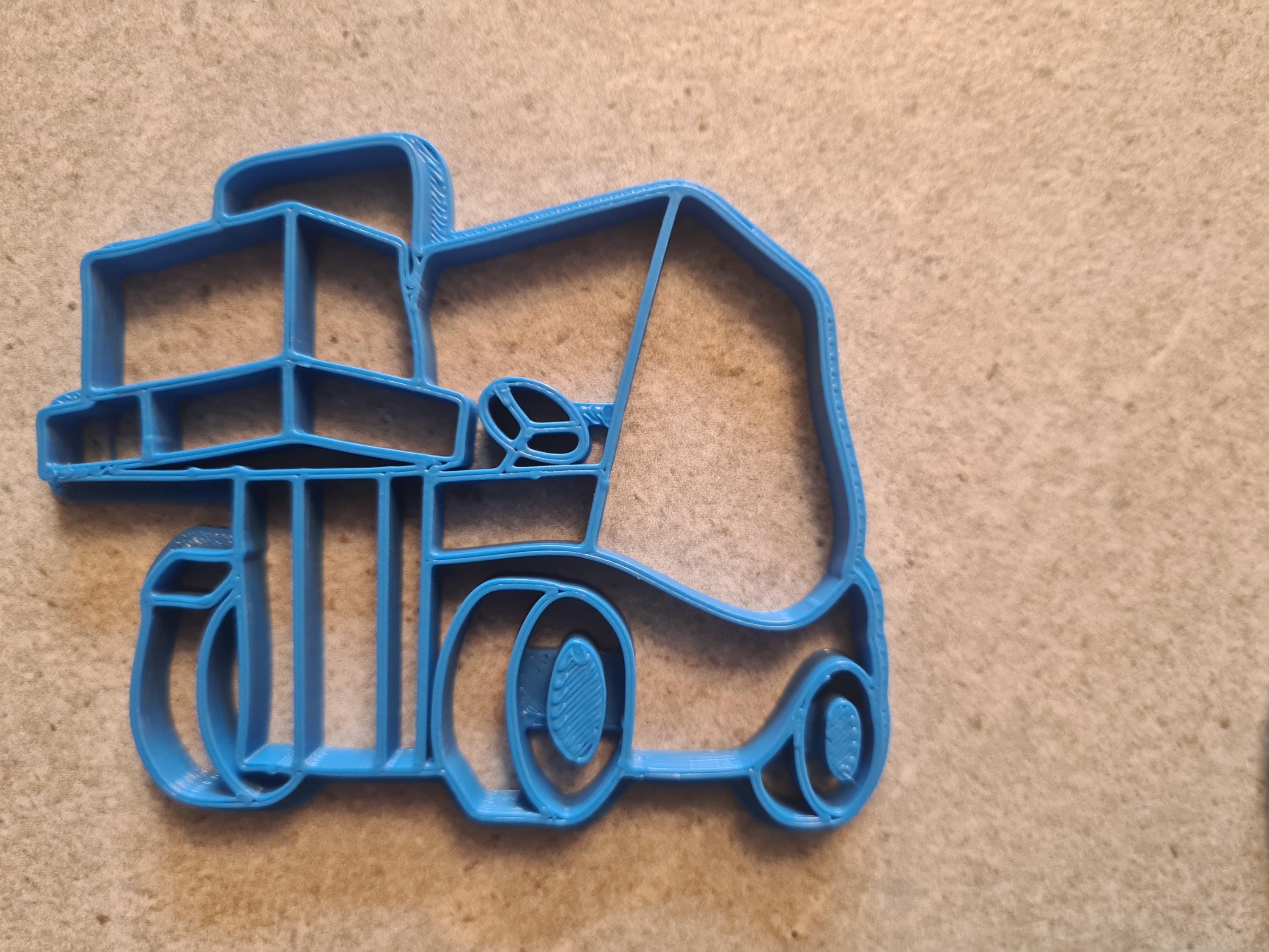 Forklift Cookie Cutter, Biscuit Baking Accessories, Cake Decoration ...