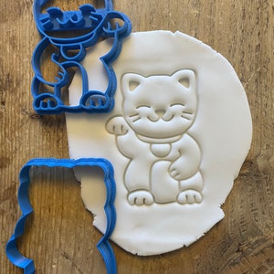 Cute Lucky cat cookie biscuit cutter baking accessories cake decoration sugar cookies kitty cute gift animal pet funny