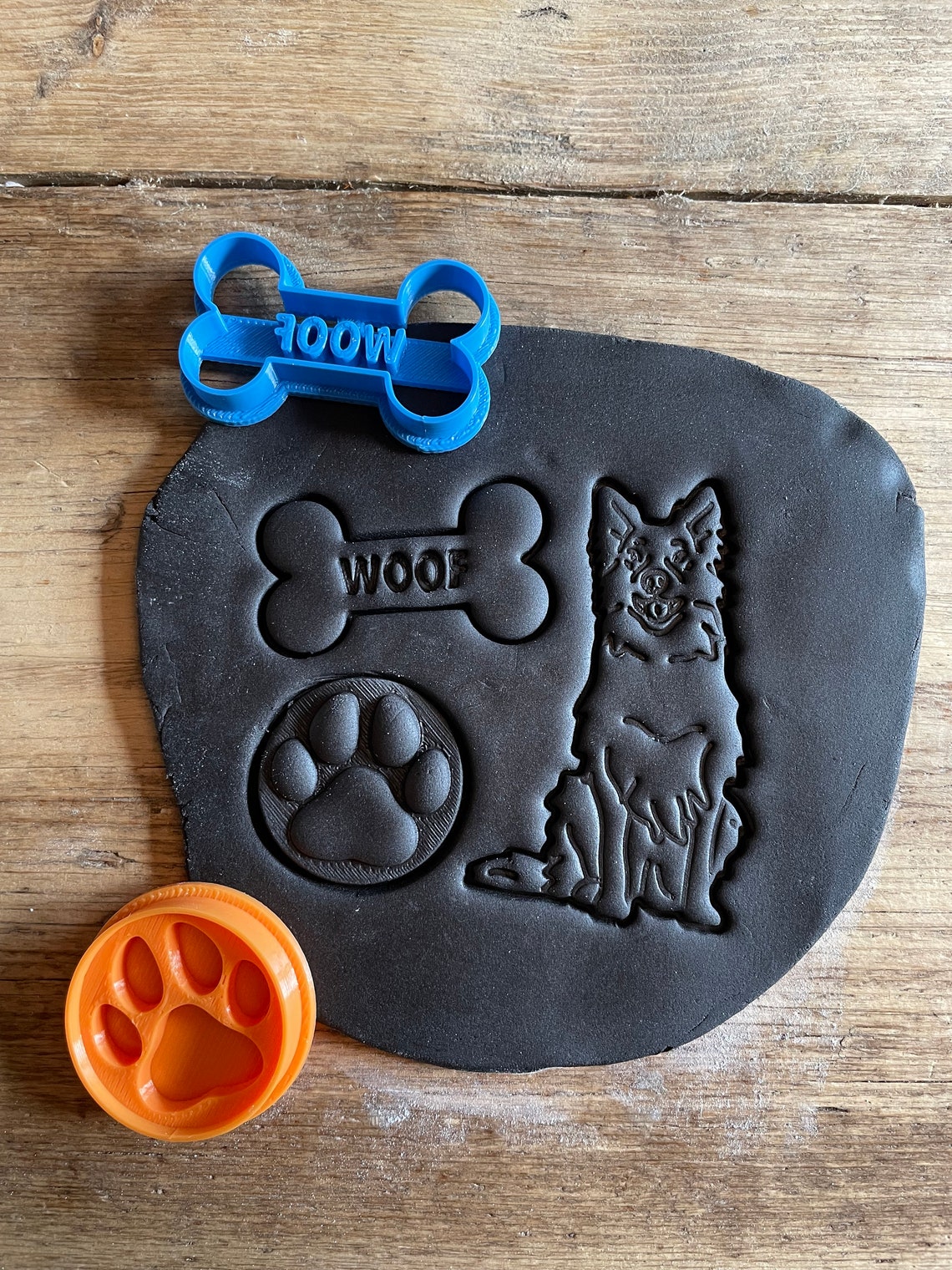 Border Collie Dog Cookie Cutter Biscuit Cutter Cute Dog Etsy