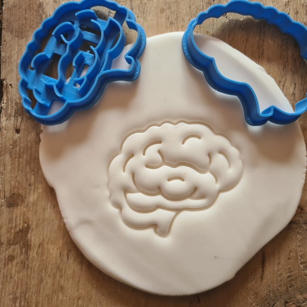 Brain cookie cutter, biscuit, birthday party