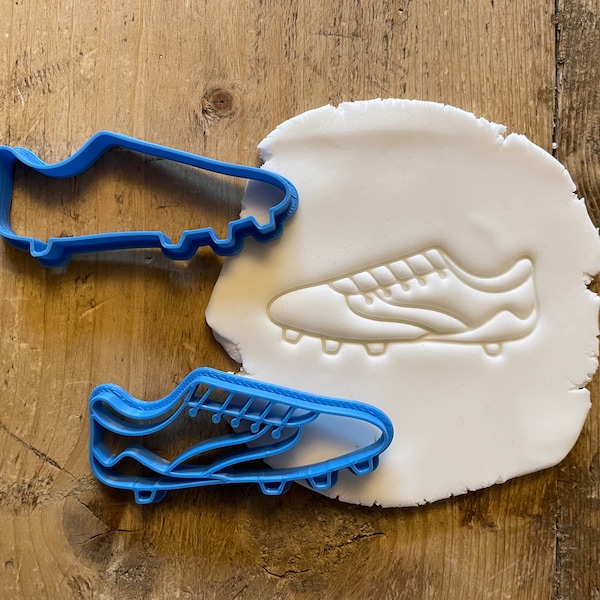 Biscuit/emporte-pièce pour chaussures de football, biscuits au sucre, entraîneur, football, sport, anniversaire, anniversaire d'enfant, gâteau, décoration, rugby