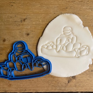Foremka do ciastek Go-Kart/ciasteczek, pomysły na dekorowanie, pieczenie, ciasto, ciasteczka cukrowe, prezent dla chłopca, jazda samochodem
