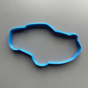 Mazda MX5 MK1 lights up cookie / biscuit cutter, birthday ideas, cute gift, transport, classic car, baking accessories, cake decorating Outline