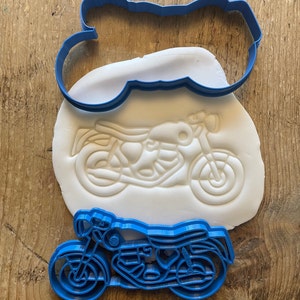 British Classic Motorcycle Ausstechform, Keksausstecher, Dekoideen, Backen, Kuchen, Zuckerkekse,