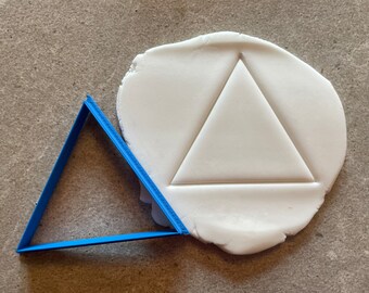 Triangle Outline cookie cuter, biscuit, cake decoration, baking accessories, shape maths