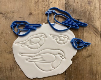 Robin redbreast cookie/ biscuit cutter, Cute, Animal icing decoration, bird