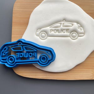 Police Car cookie cutter, biscuit cutter, sugarcraft, icing, father&#39;s day ideas, Military, Army