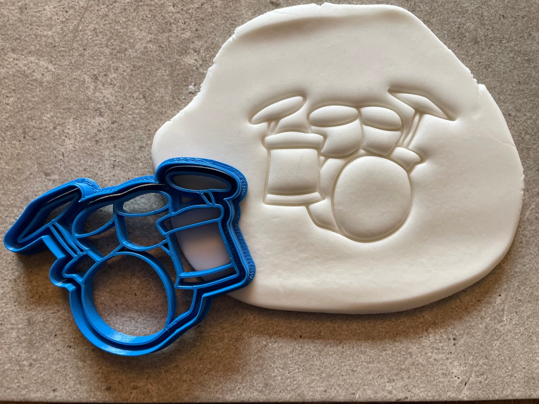 Drum Kit Cookie Cutter, Music Biscuit Baking Accessories, Cake ...