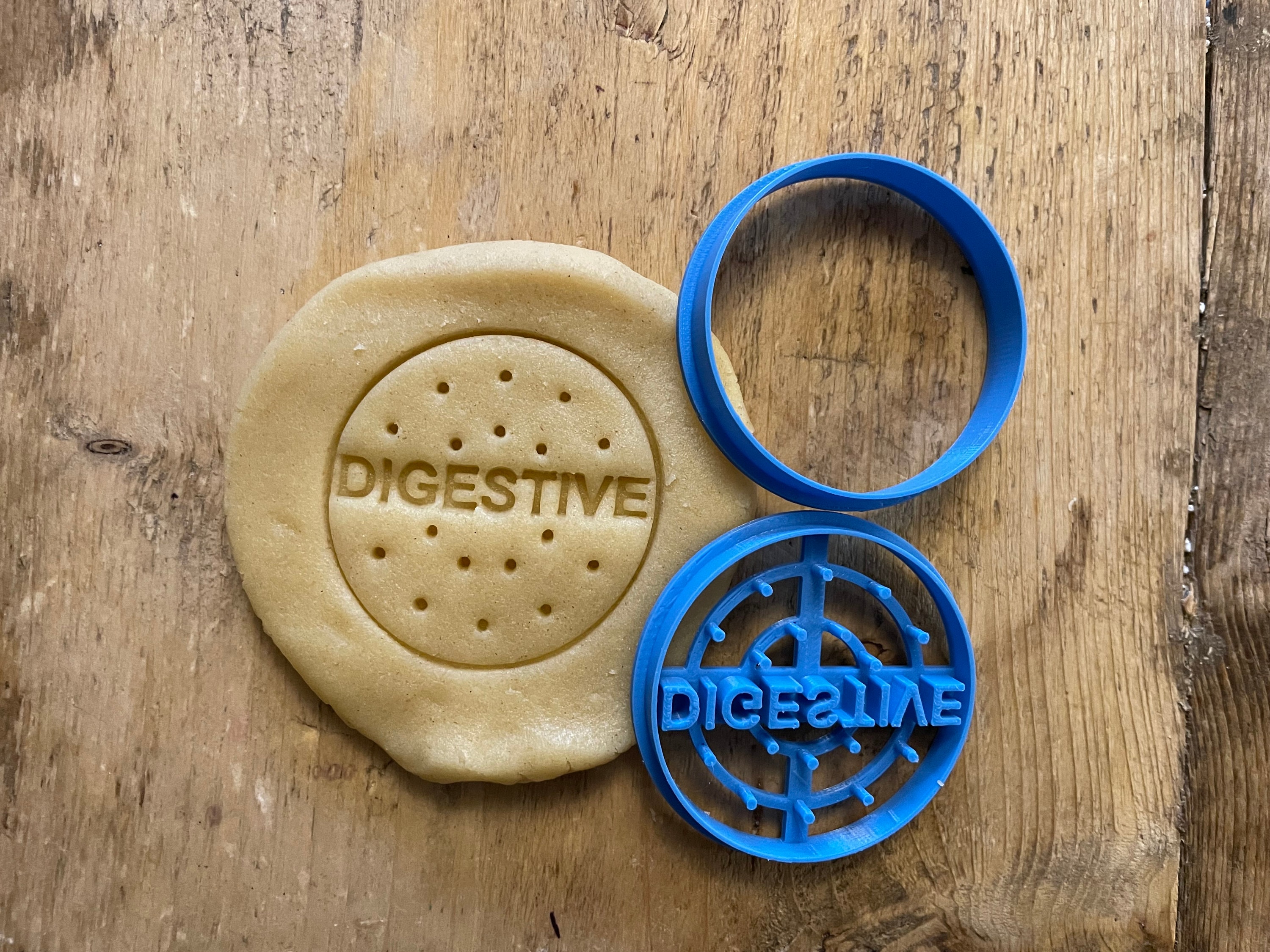 Bite Mark Cookie Cutter - Eaten Cookie Shape For Biscuits, Fondant, Christmas Fun