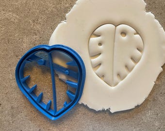 Jungle Leaf cookie cutter, biscuit jungle animal wildlife nature safari baking accessories cake decorating birthday party African
