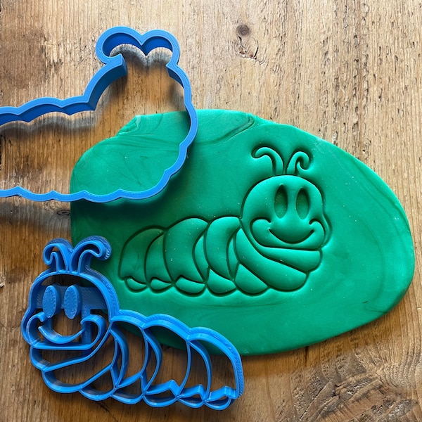 Cute caterpillar cookie/biscuit cutter, baking accessories, cake decorating, insect, icing, sugar cookies, cupcake