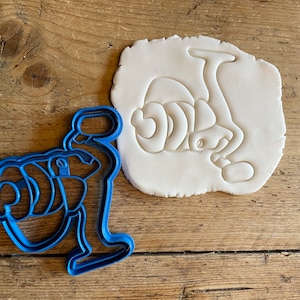 Fishing Reel cookie/ biscuit cutter, baking accessories, cake decoration, sugar cookies, fishing, fish, water