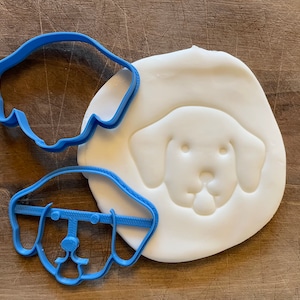 Cute Labrador Face dog cookie cutter, dog biscuit cutter, Animal icing decoration, dog bakery, homemade dog treats