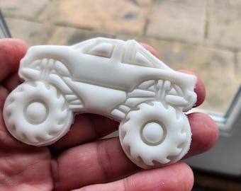 Monster truck pick up cookie biscuit cutter and stamp