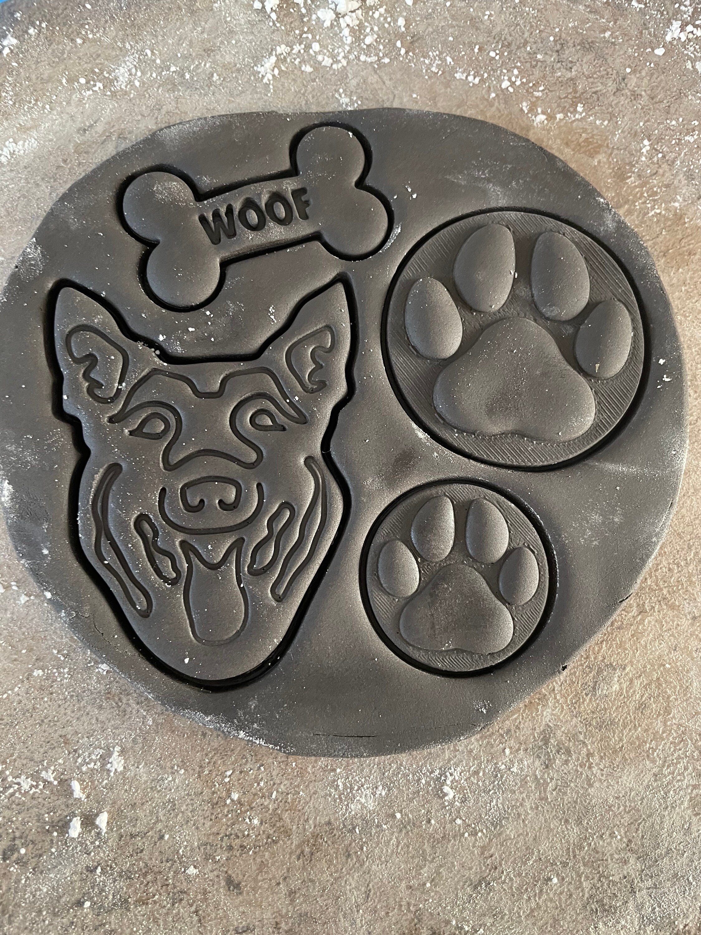German Shepherd dog cookie cutter biscuit animal cute Etsy