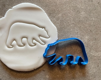 Bear Outline cookie cuter, biscuit, cake decoration, baking accessories, animal zoo wildlife
