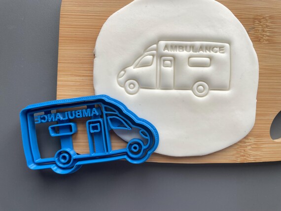 Ambulance cookie cutter, biscuit cutter, sugarcraft, icing, father's day ideas, Military, Army