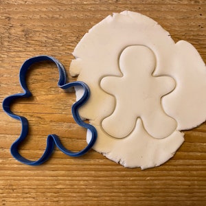 Gingerbread man cookie biscuit cutter, Christmas winter baking icing decoration cake