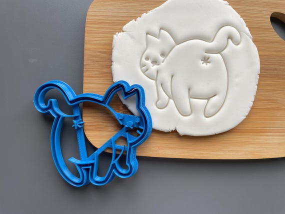 Kitty Butt Cookie Cutter - Funny Cat Shaped Cookie Mold By Bakerlogy