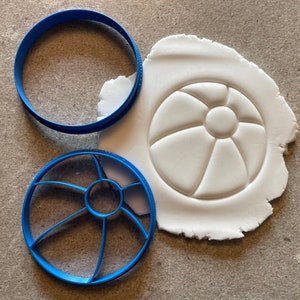 Beach Ball cookie cutter, biscuit decorating ideas cake baking accessories, sport summer
