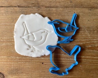 Wren Bird cookie/ biscuit cutter, wildlife, baking accessories, icing, decorating, fondant, nature, gift ideas, cake