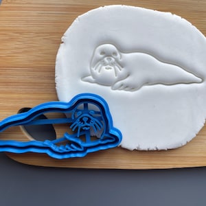 Seal cookie/ biscuit cutter, decorating ideas, baking accessories, UK, sea creature, ocean, party, cake, sugar cookies, arctic