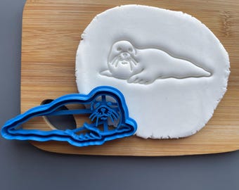 Seal cookie/ biscuit cutter, decorating ideas, baking accessories, UK, sea creature, ocean, party, cake, sugar cookies, arctic