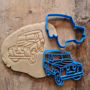 Land Rover Series 2 cookie/ biscuit cutter, icing sugar, British 4x4, dad gift, icing, cupcake, baking, decoration, cake ideas, off-roading