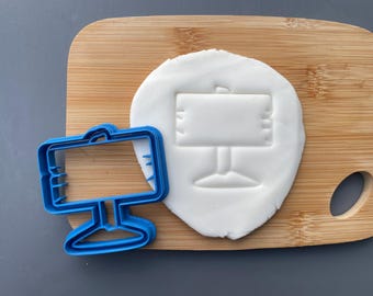 Sign Post cookie cutter,  biscuit, icing, decorating, baking, cake, sweet,