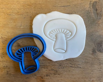 Mushroom 2 cookie biscuit cutter, wild, nature, food, fungi, baking accessories, cake decoration