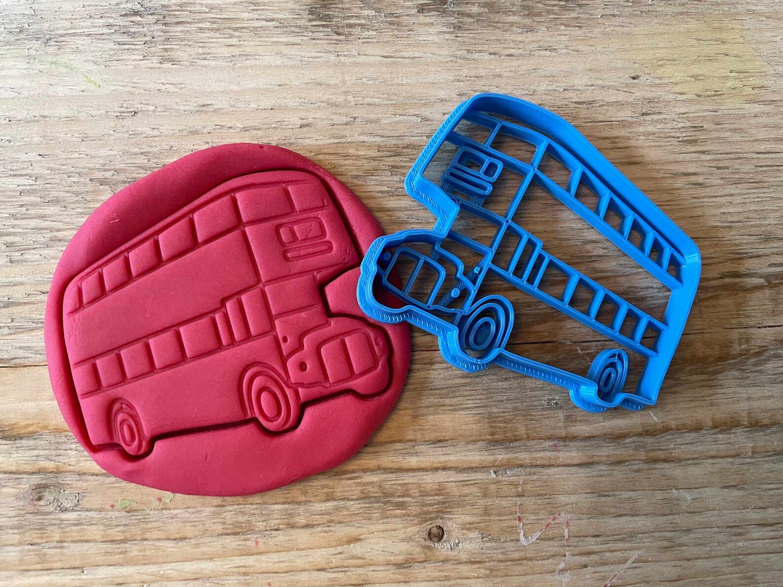 London Bus AEC shaped cookie cutter biscuit cutter double Etsy