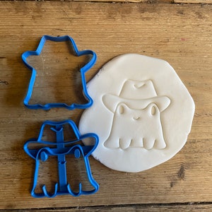 Joli emporte-pièce/biscuit grenouille cow-boy, drôle, décoration de glaçage grenouille, nature, boulangerie maison, animal, kawaii, biscuits au sucre, gâteau