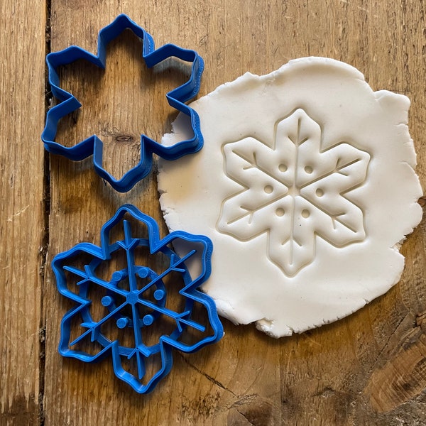 Schneeflocken Keks Ausstecher, Dekoideen, Winter backen, niedlich, Geschenk, Weihnachten, Urlaub, Dekorationen, Accessoires