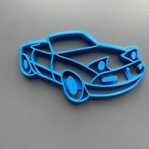 Mazda MX5 MK1 lights up cookie / biscuit cutter, birthday ideas, cute gift, transport, classic car, baking accessories, cake decorating Stamp