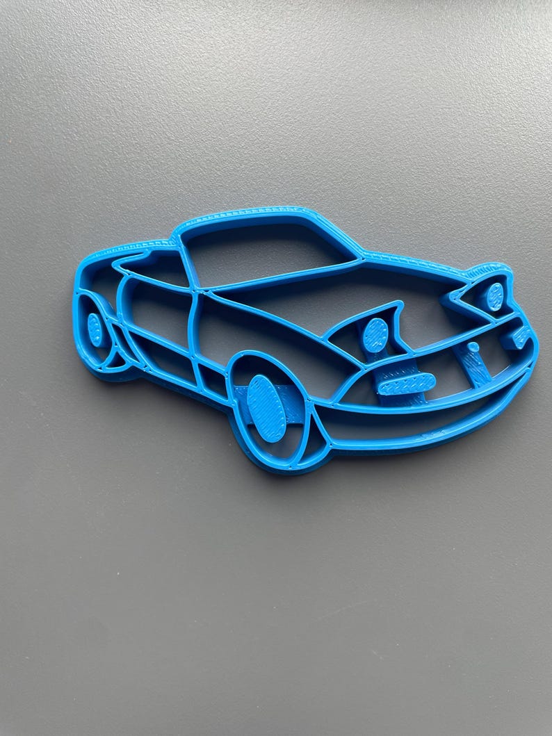 Mazda MX5 MK1 lights up cookie / biscuit cutter, birthday ideas, cute gift, transport, classic car, baking accessories, cake decorating Stamp